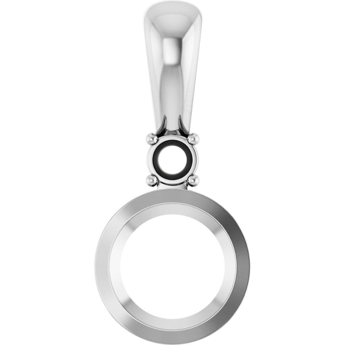 Accented Bezel-Set  Pendant