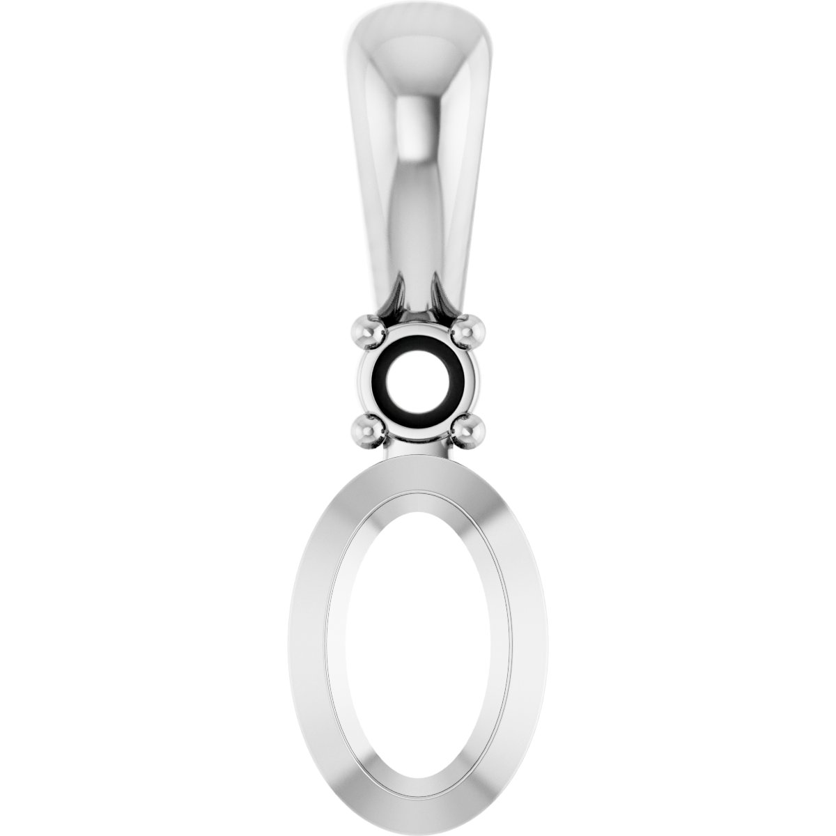 Accented Bezel-Set  Pendant