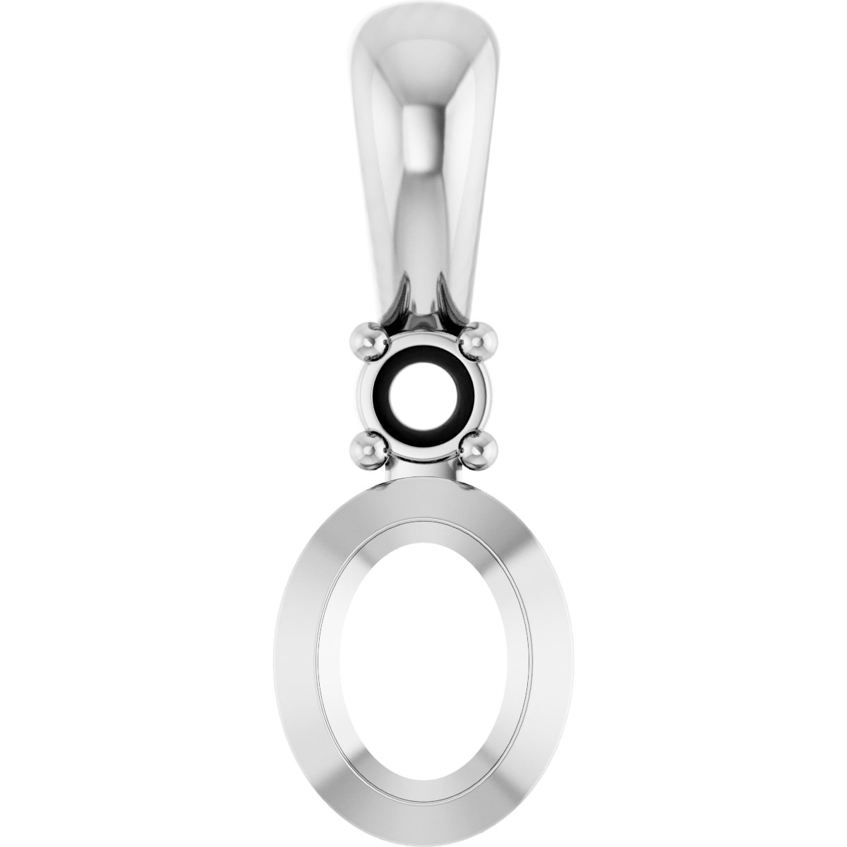 Accented Bezel-Set  Pendant