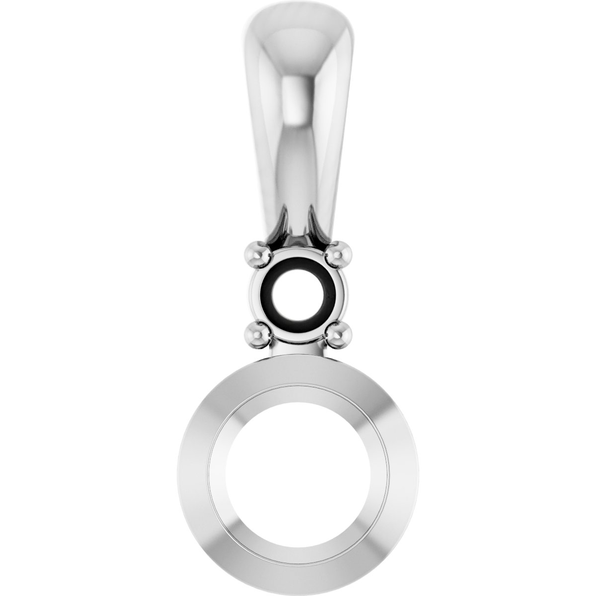 Accented Bezel-Set  Pendant