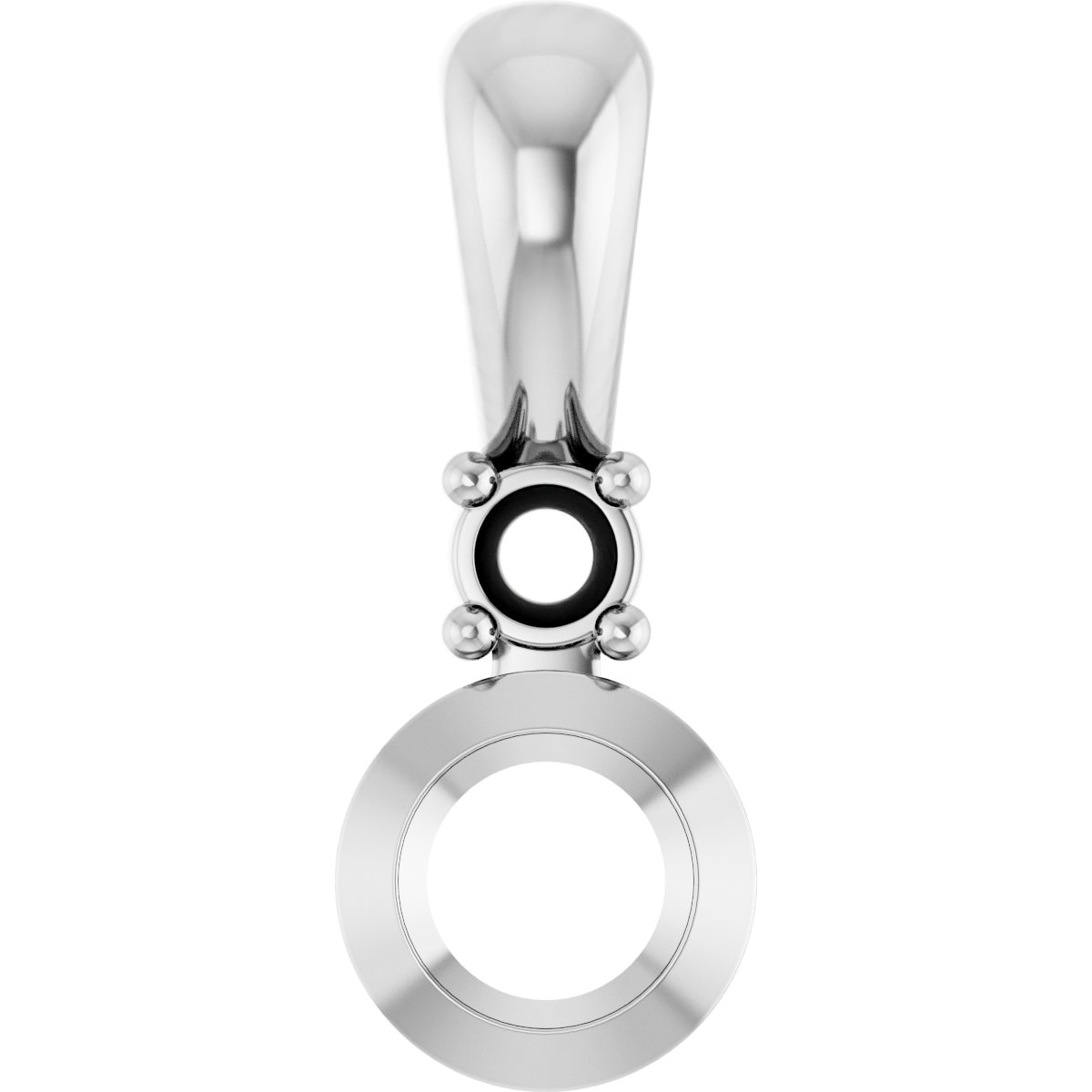 Accented Bezel-Set  Pendant