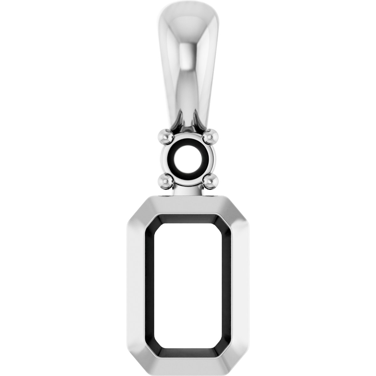 Accented Bezel-Set  Pendant