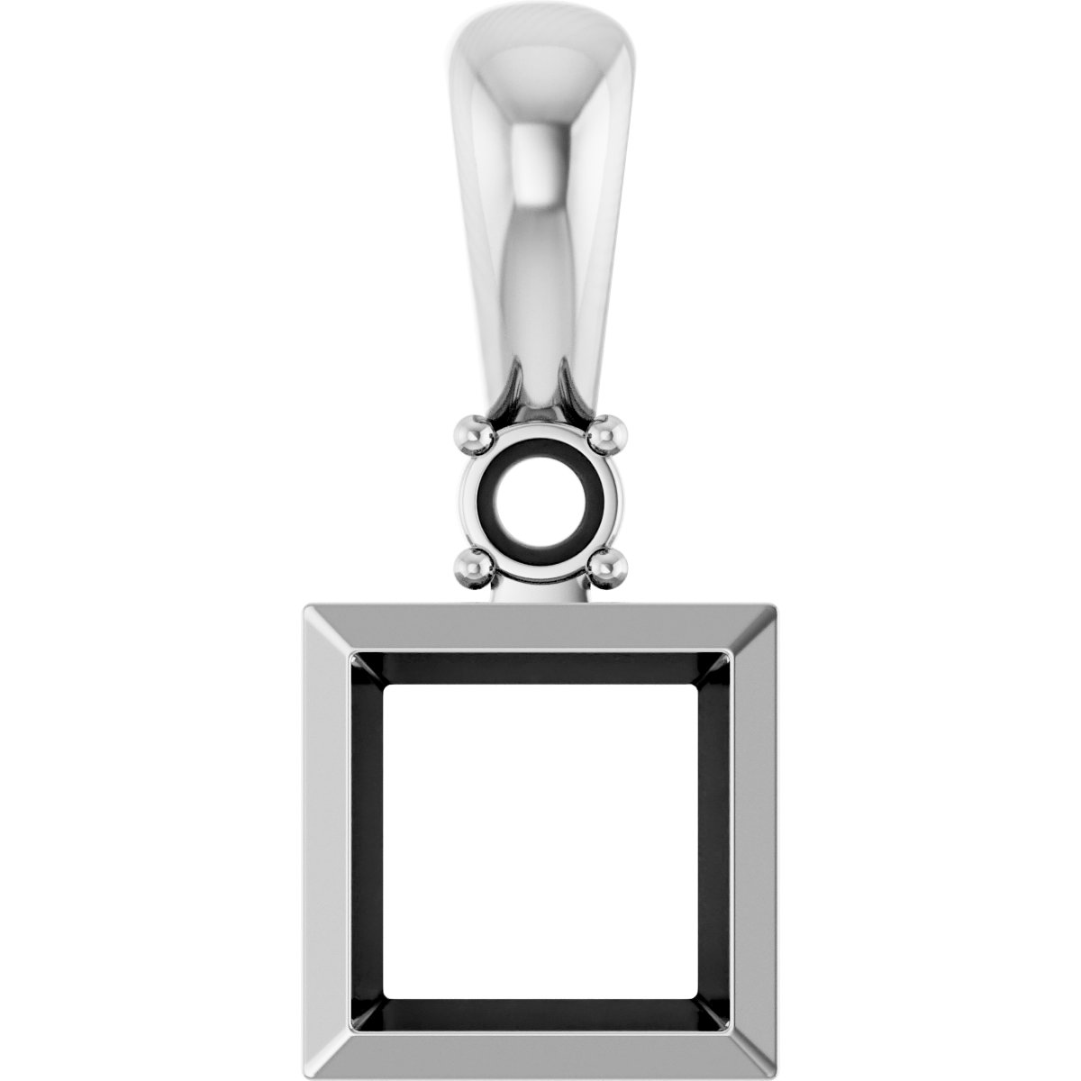 Accented Bezel-Set  Pendant