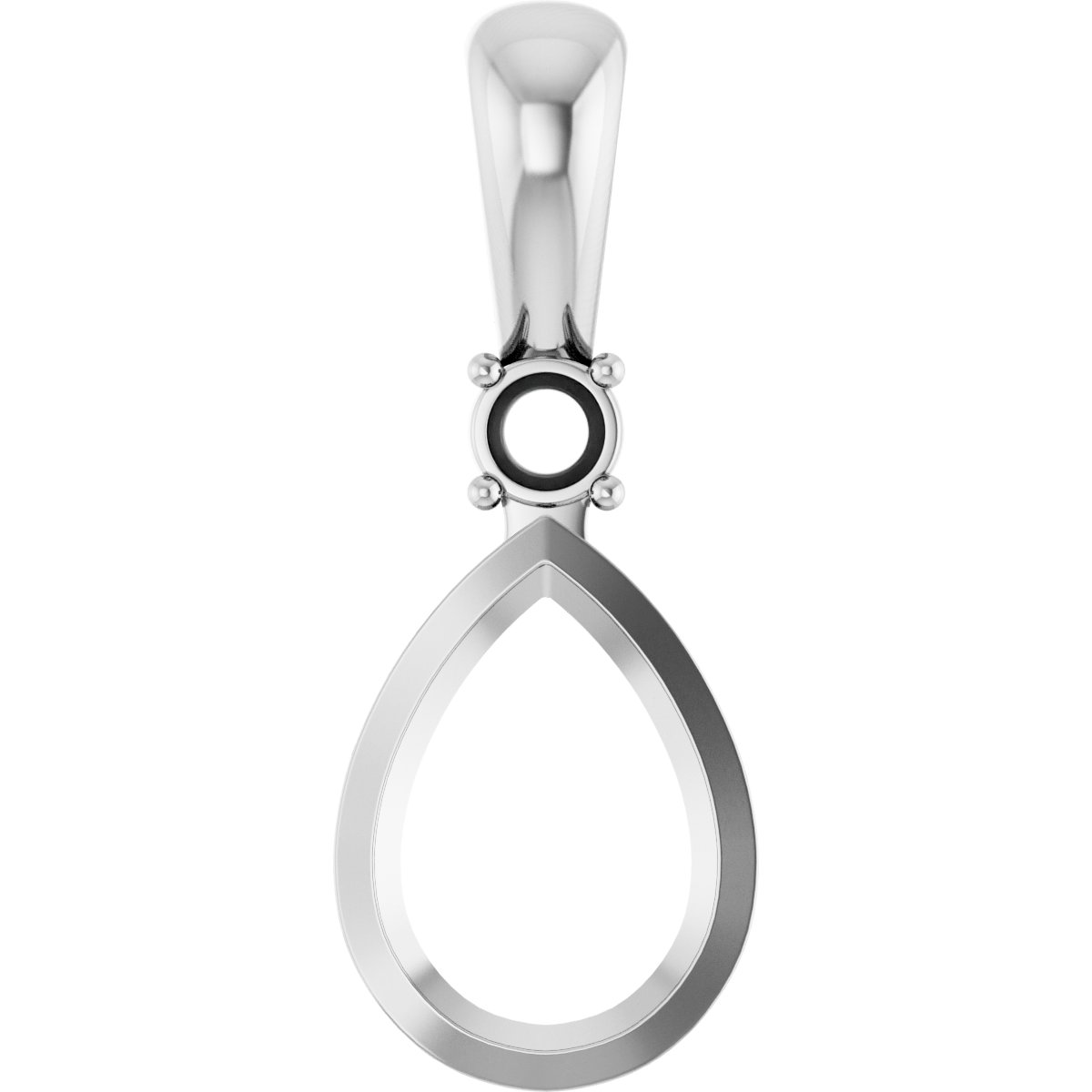 Accented Bezel-Set  Pendant
