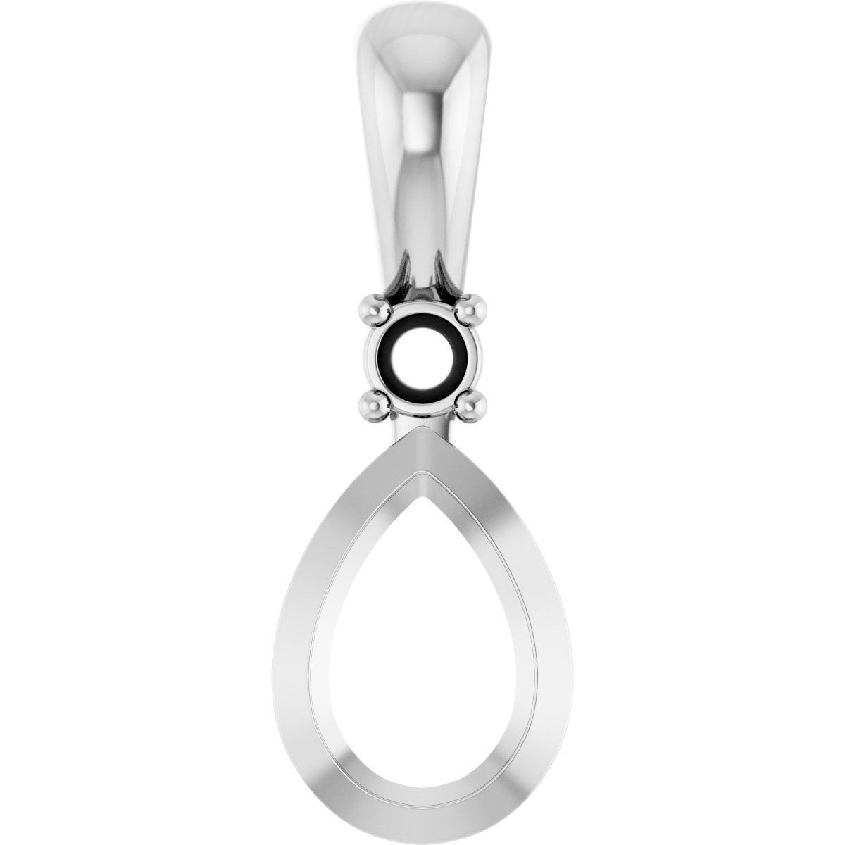 Accented Bezel-Set  Pendant