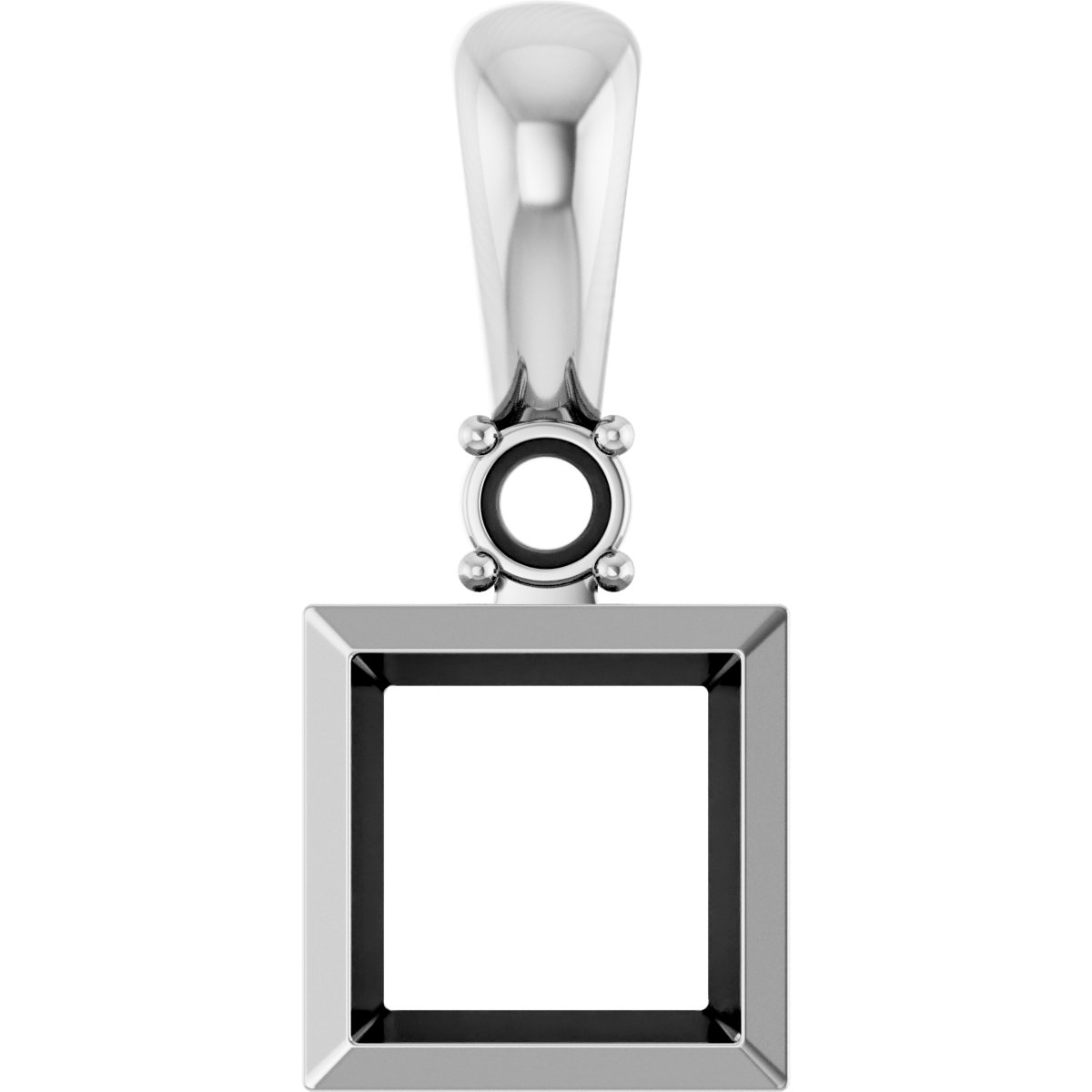 Accented Bezel-Set  Pendant