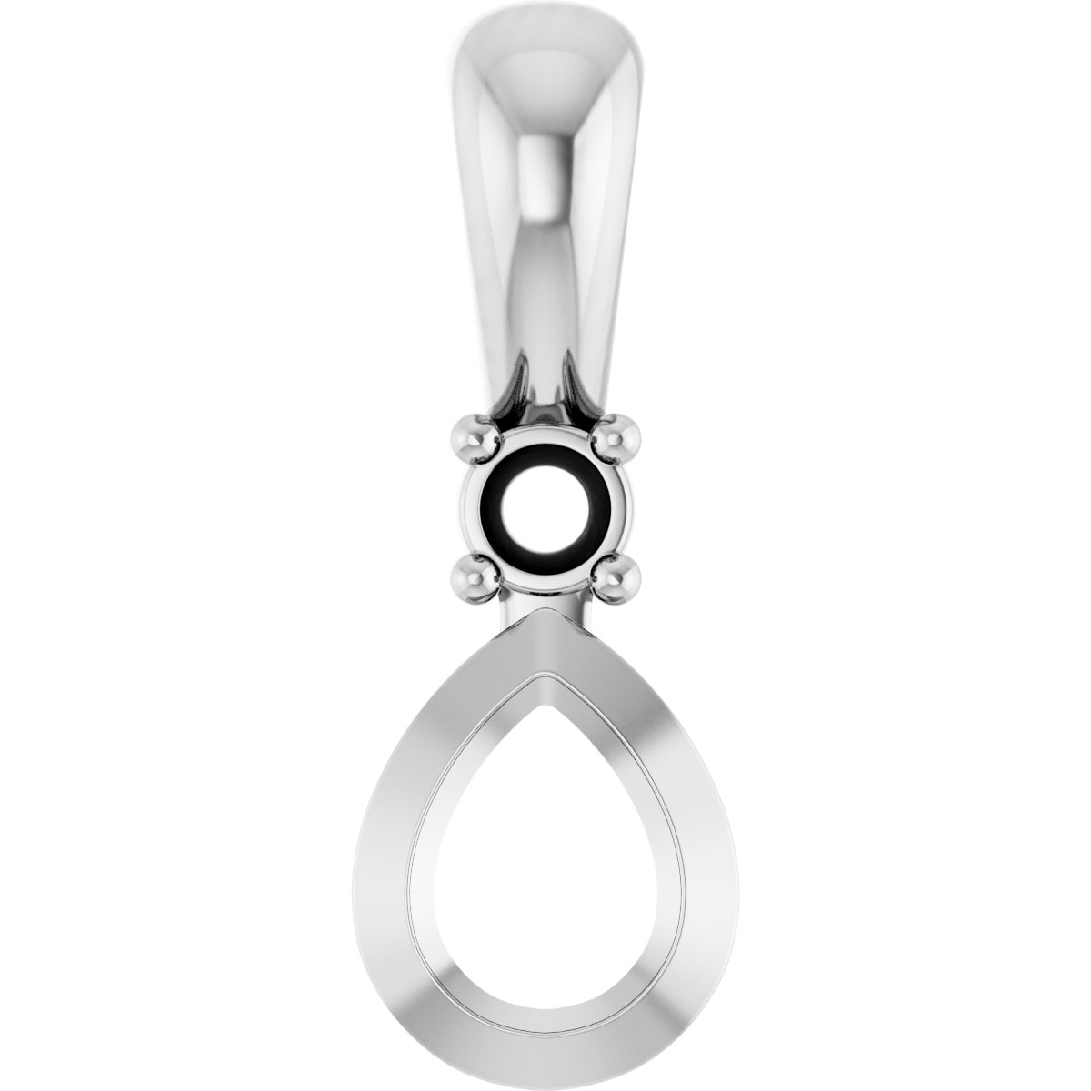 Accented Bezel-Set  Pendant