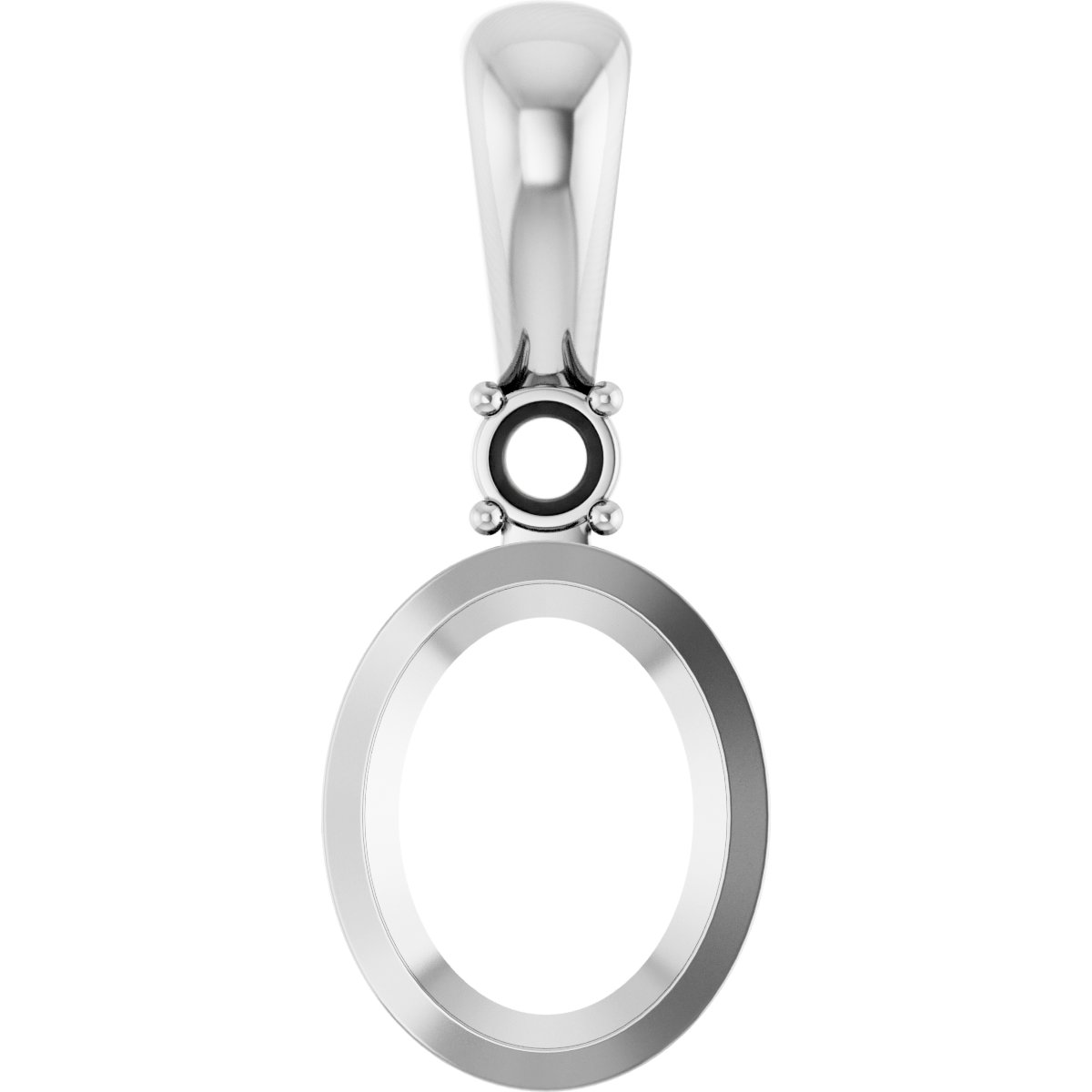 Accented Bezel-Set  Pendant