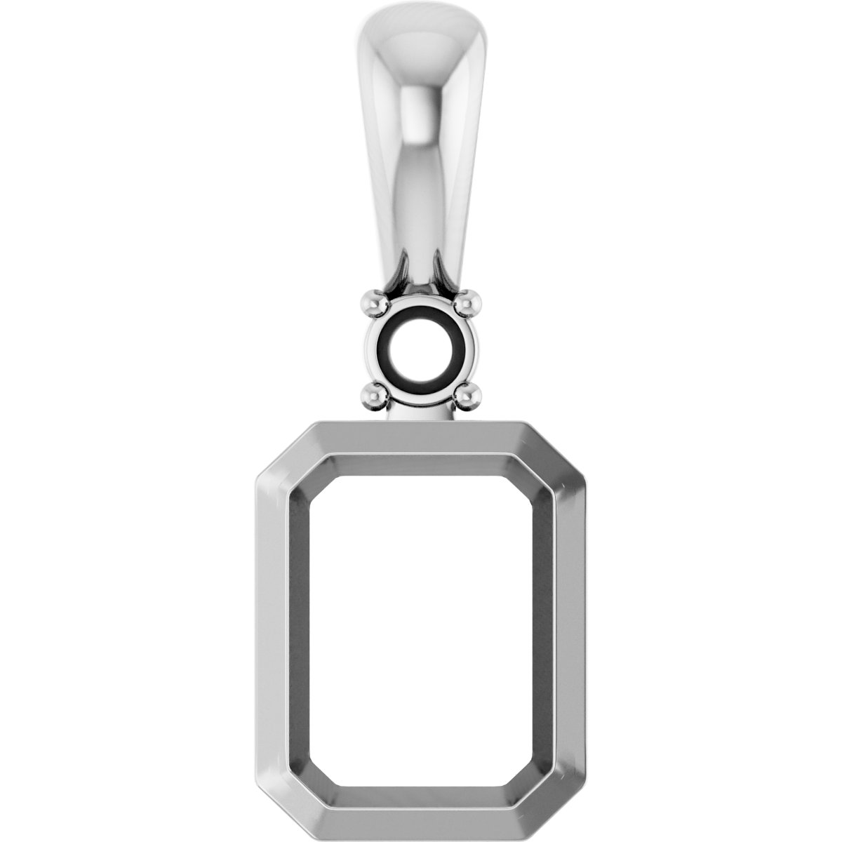 Accented Bezel-Set  Pendant