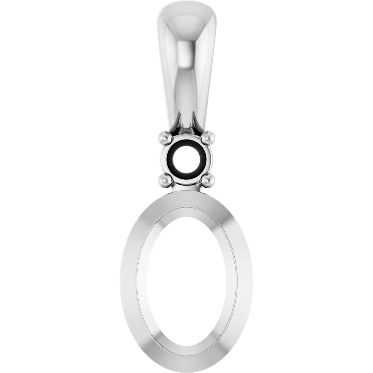 Accented Bezel-Set  Pendant