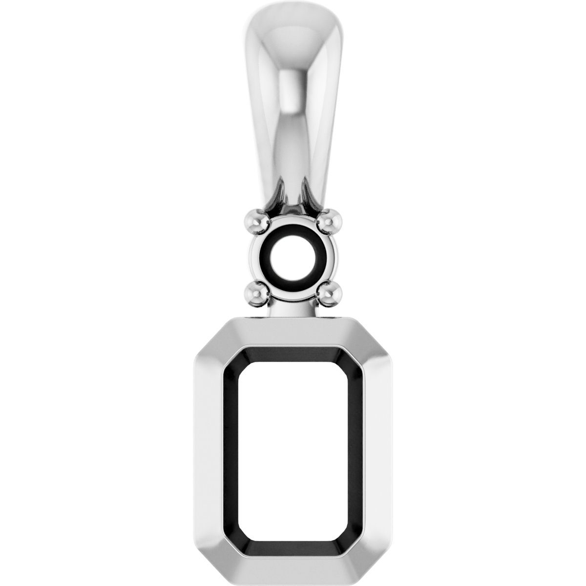 Accented Bezel-Set  Pendant