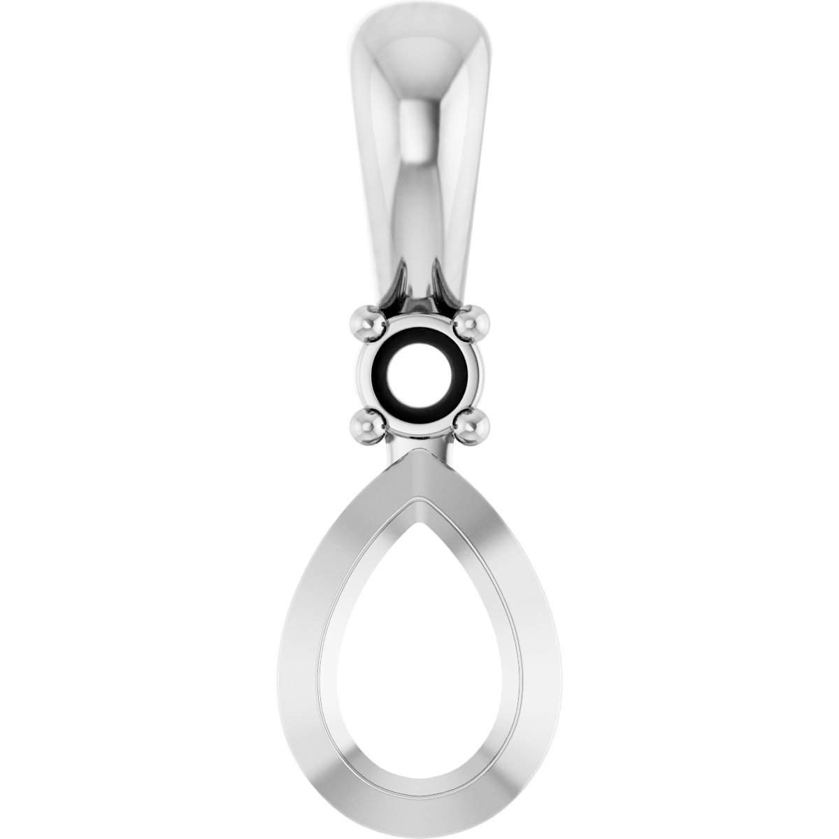 Accented Bezel-Set  Pendant