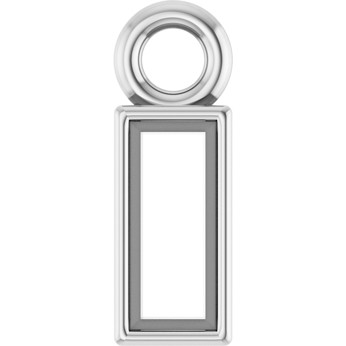 Bezel-Set Dangle