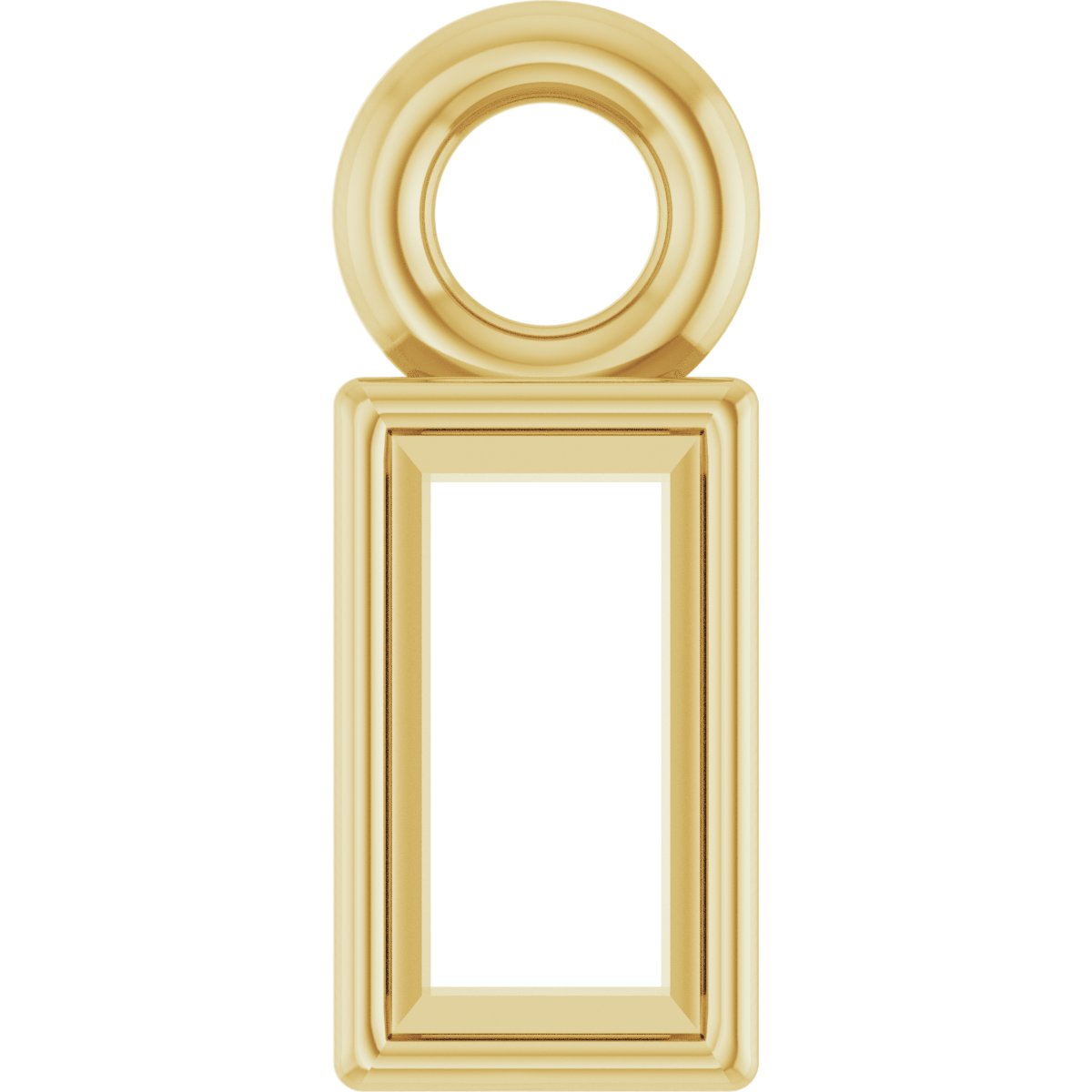 Bezel-Set Dangle