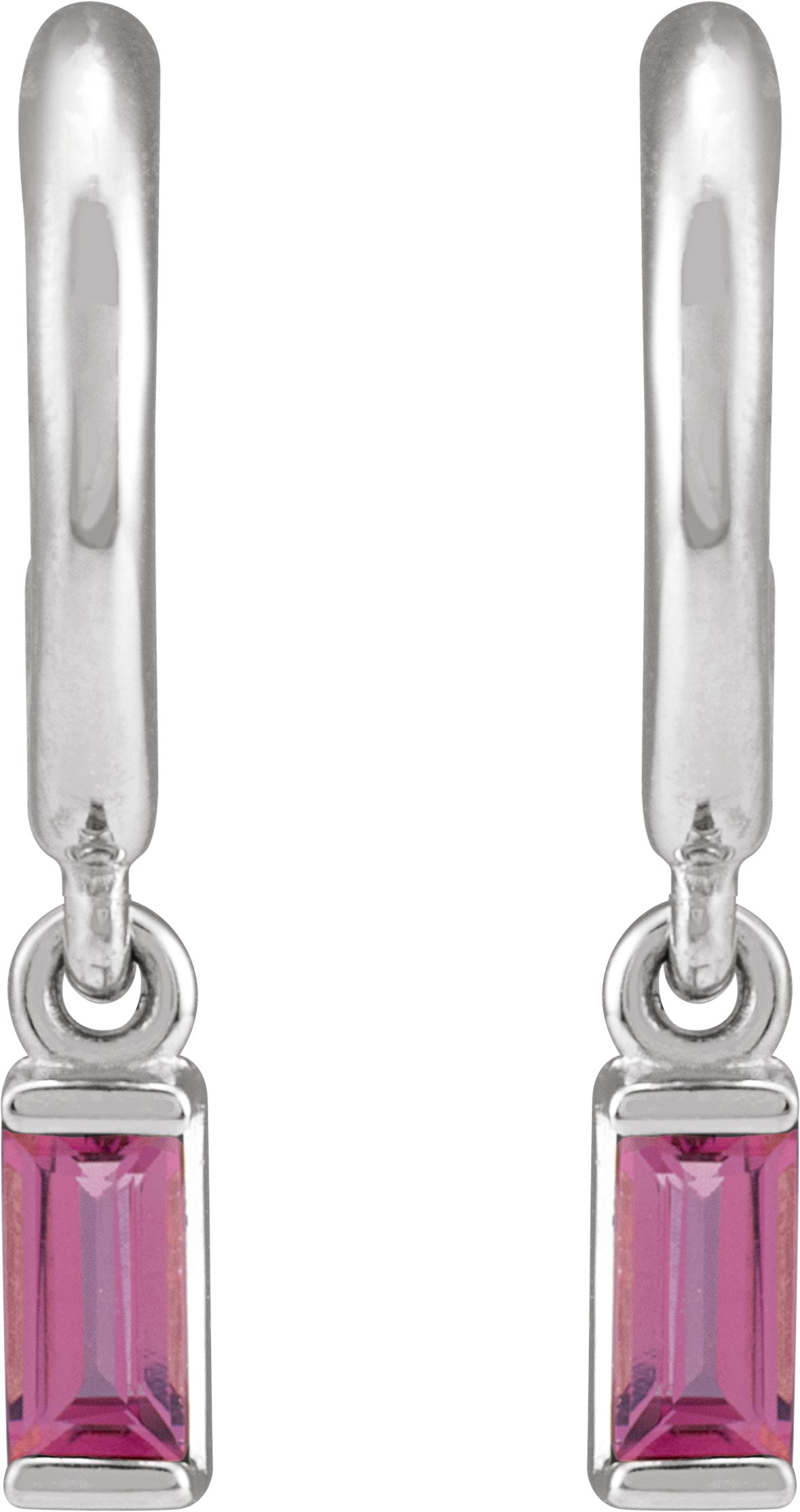 Alternative view of Accented Hoop Earrings