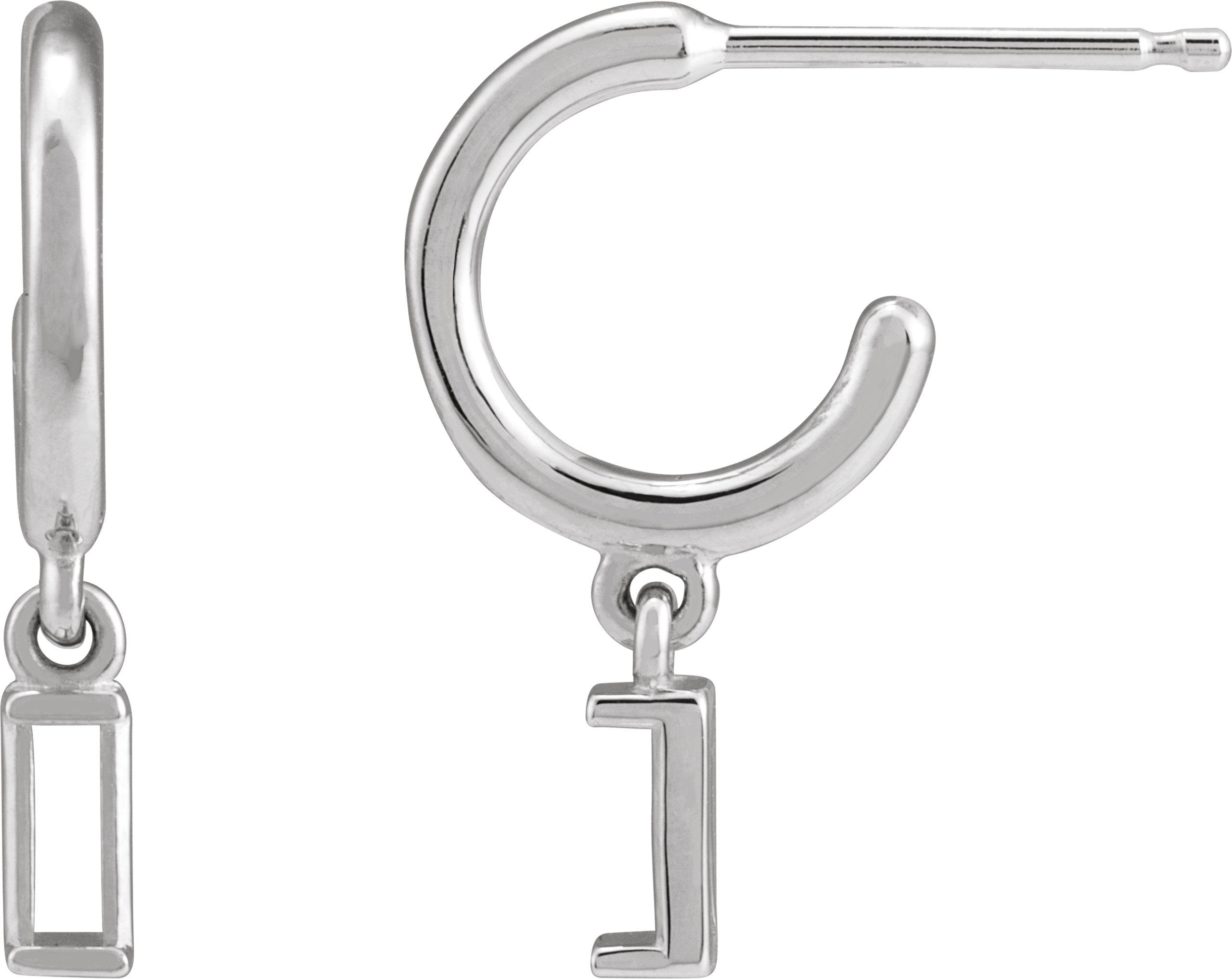 Accented Hoop Earrings
