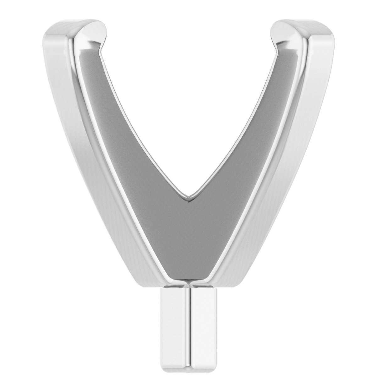 14K White 6.5 mm Round 4-Prong Low Peg Setting | Stuller