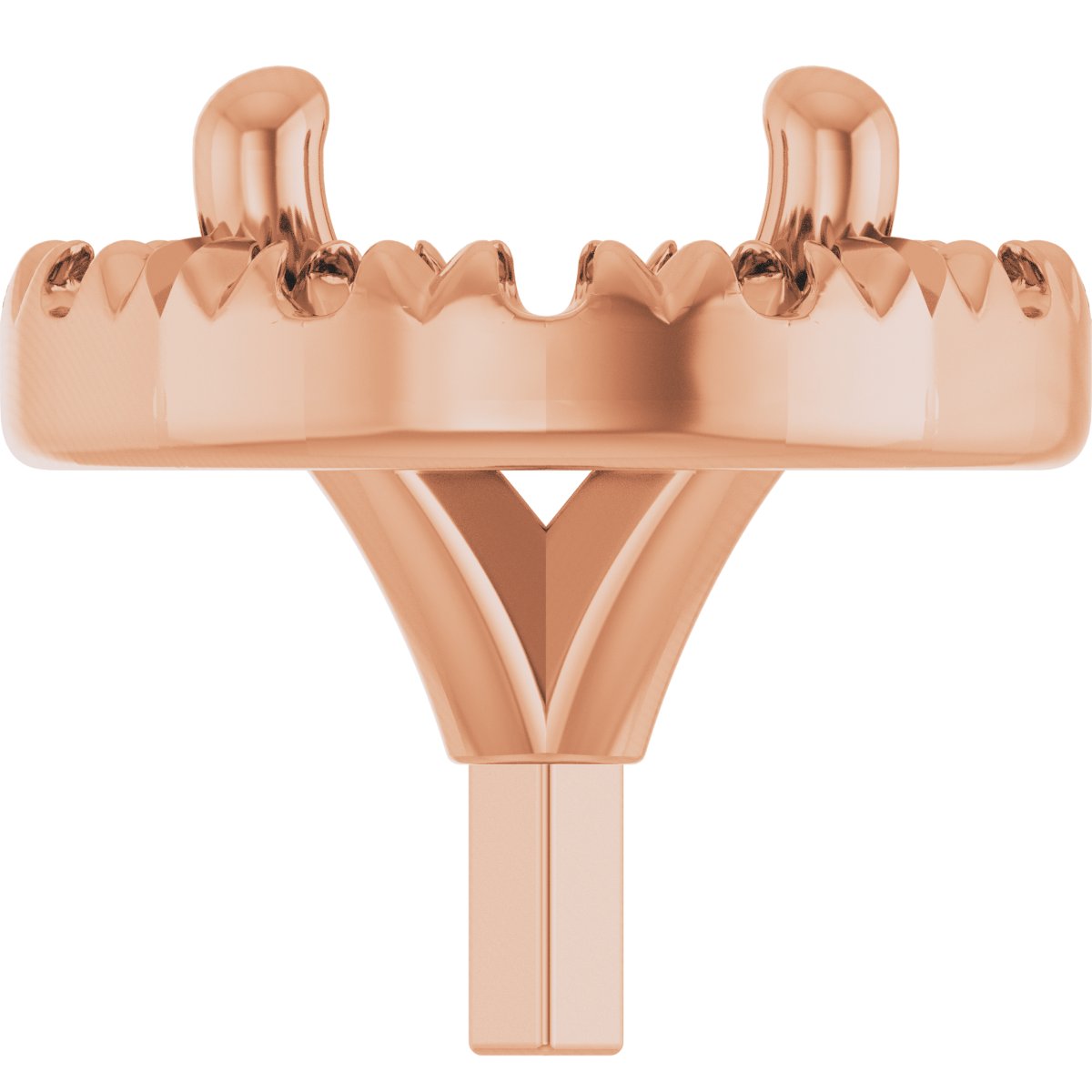 French-Set Halo-Style Peg Setting