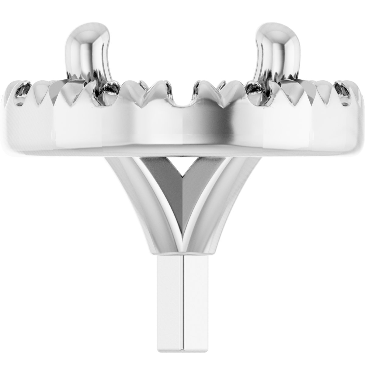 French-Set Halo-Style Peg Setting