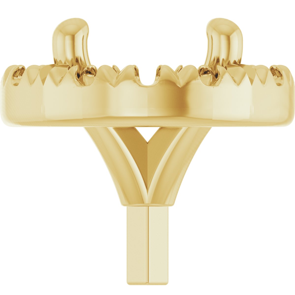 French-Set Halo-Style Peg Setting