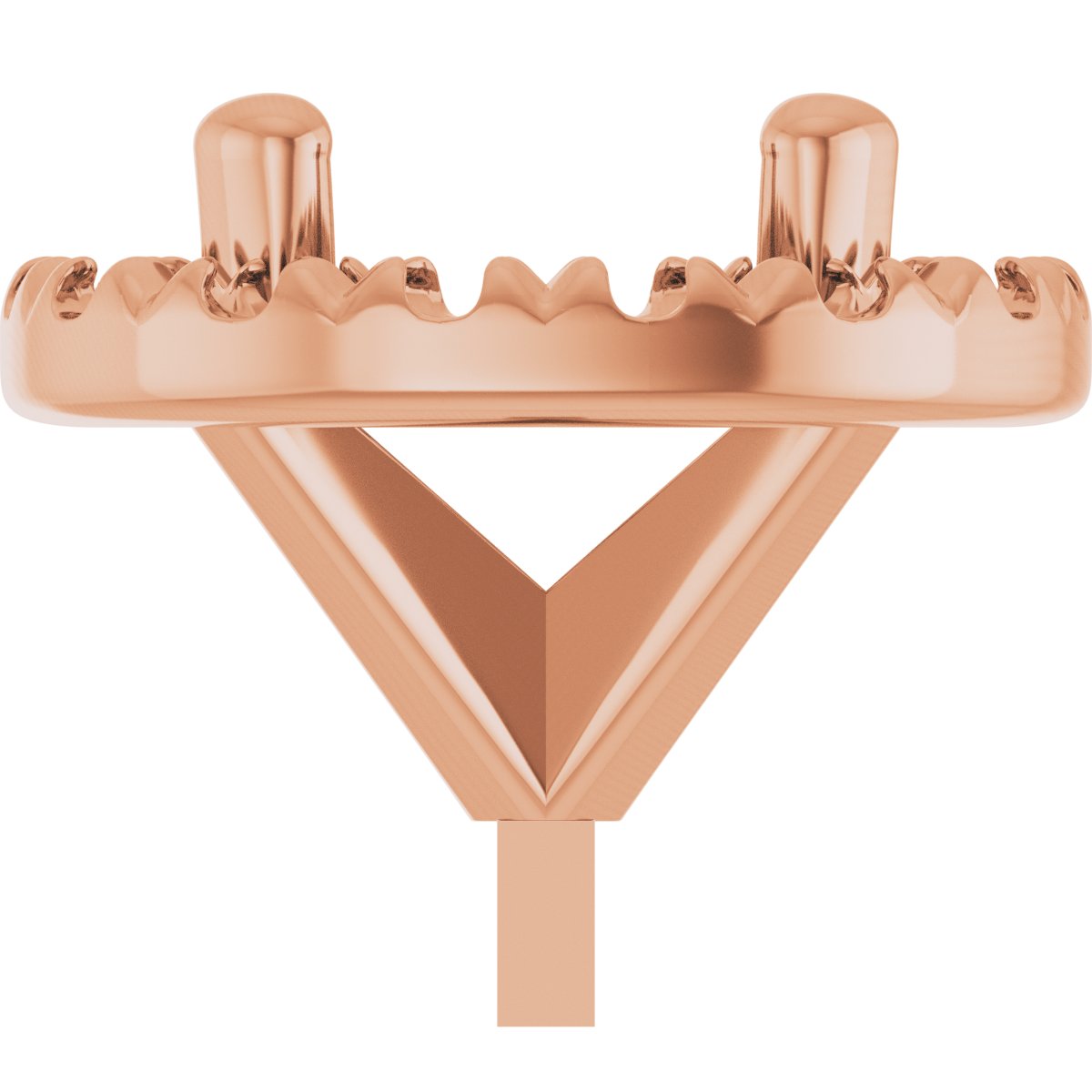 French-Set Halo-Style Peg Setting