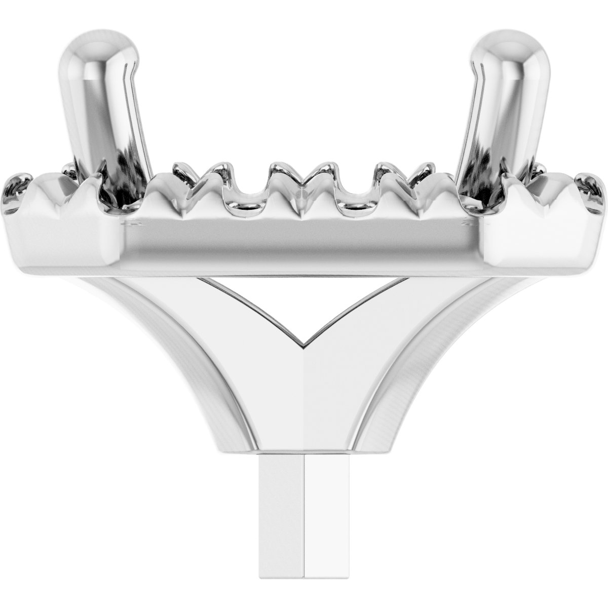 French-Set Halo-Style Peg Setting