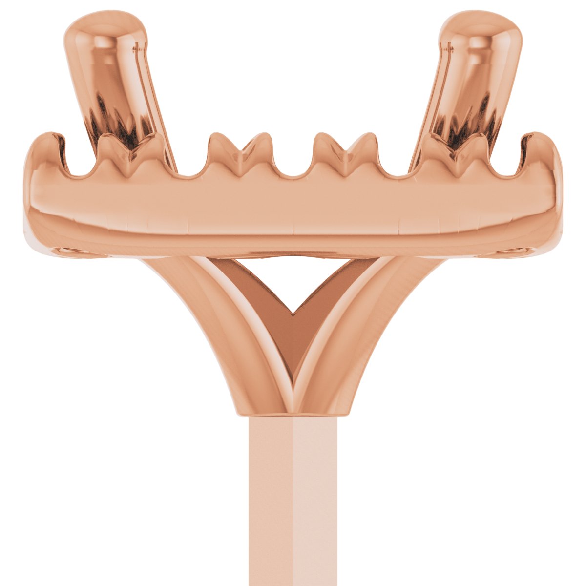 French-Set Halo-Style Peg Setting
