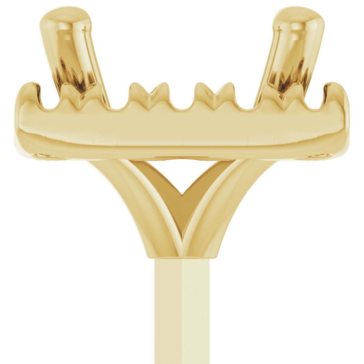 French-Set Halo-Style Peg Setting