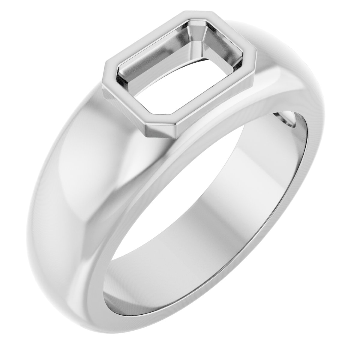 Bezel-Set Solitaire Band