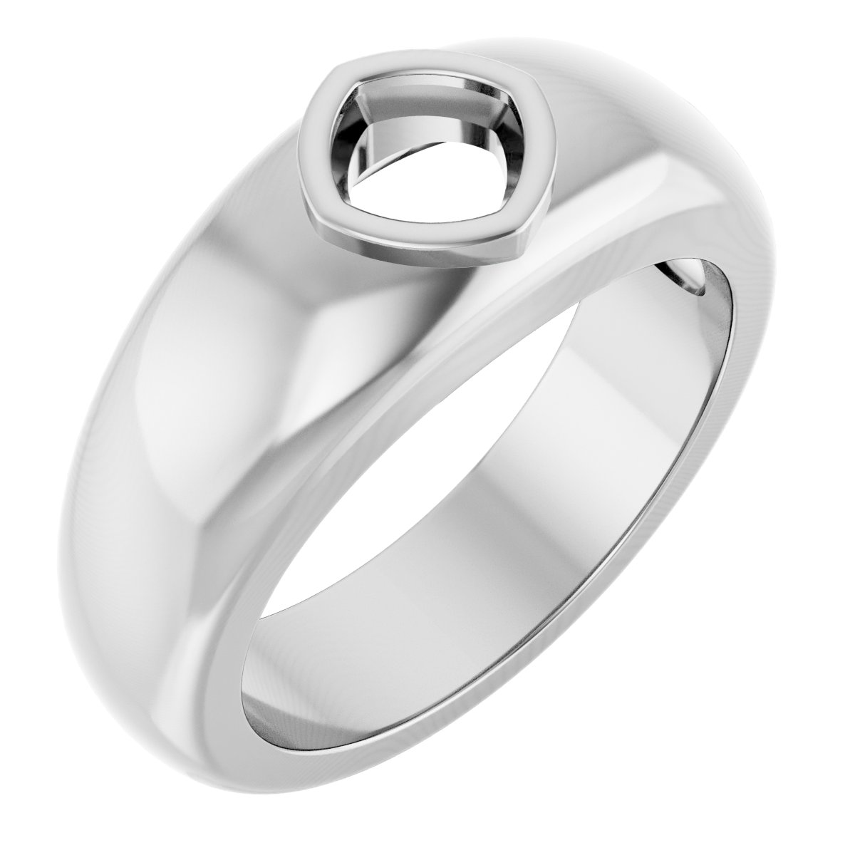 Bezel-Set Solitaire Band