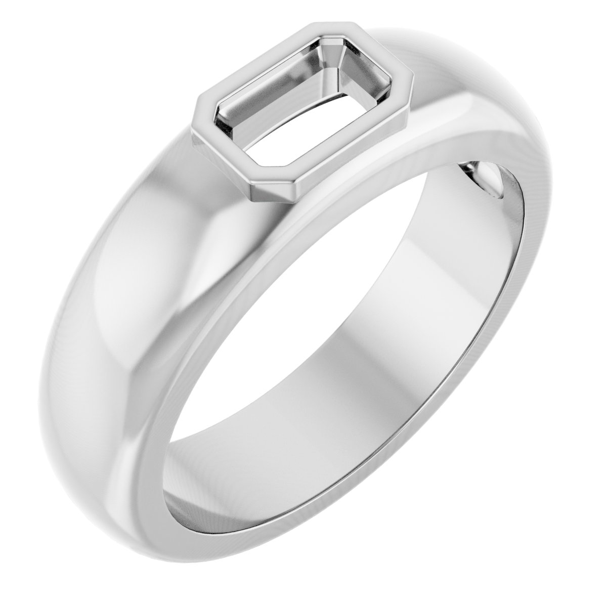 Bezel-Set Solitaire Band
