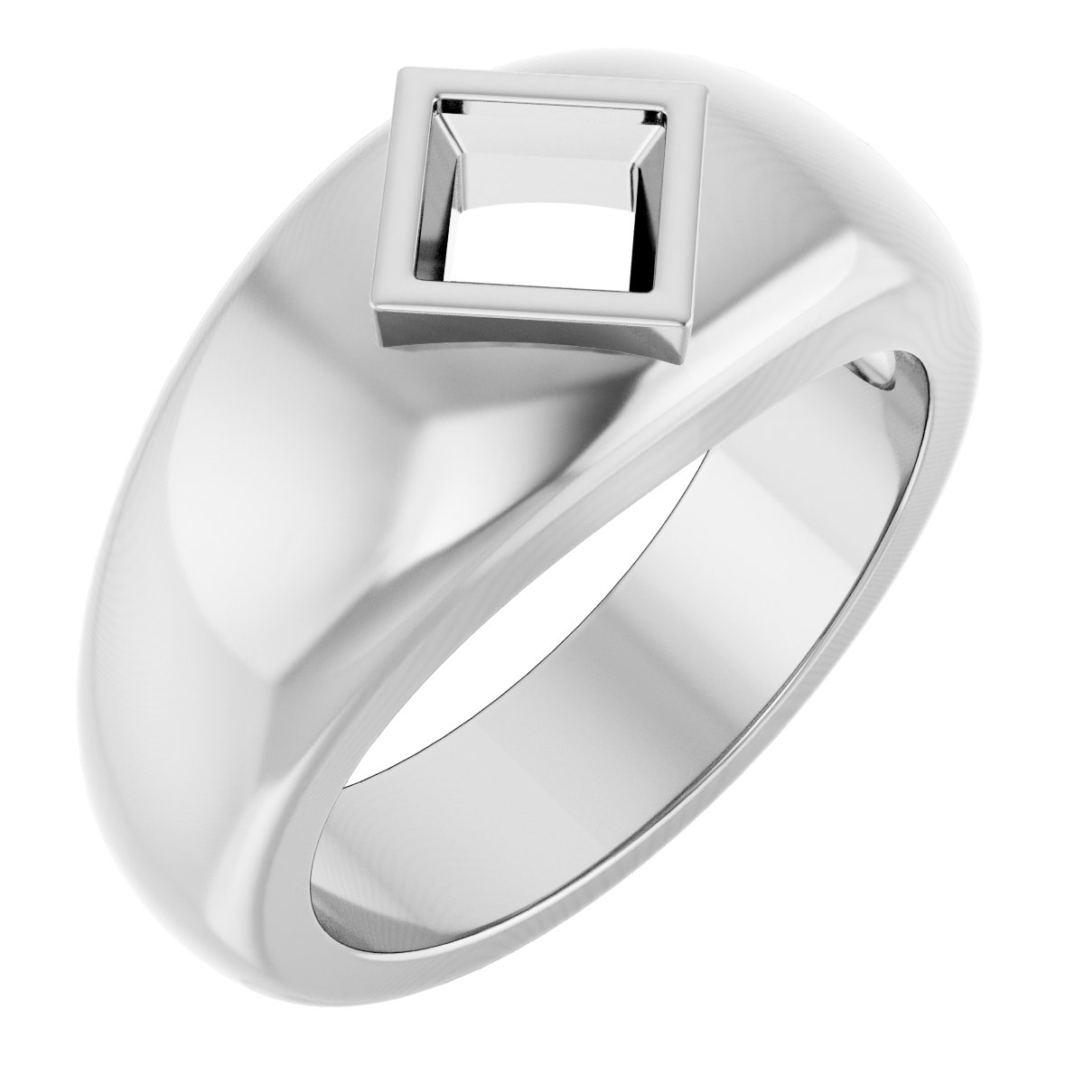 Bezel-Set Solitaire Band