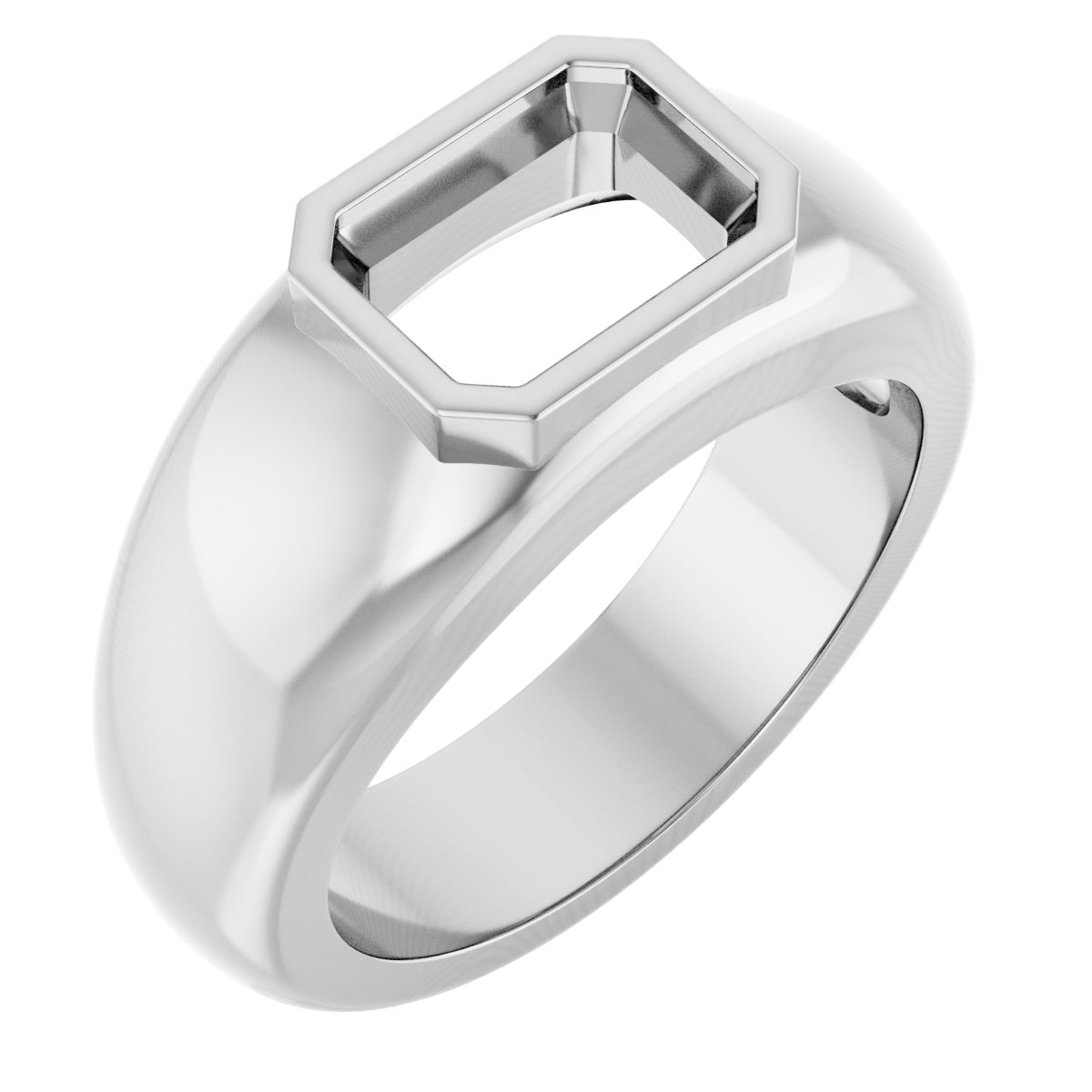Bezel-Set Solitaire Band