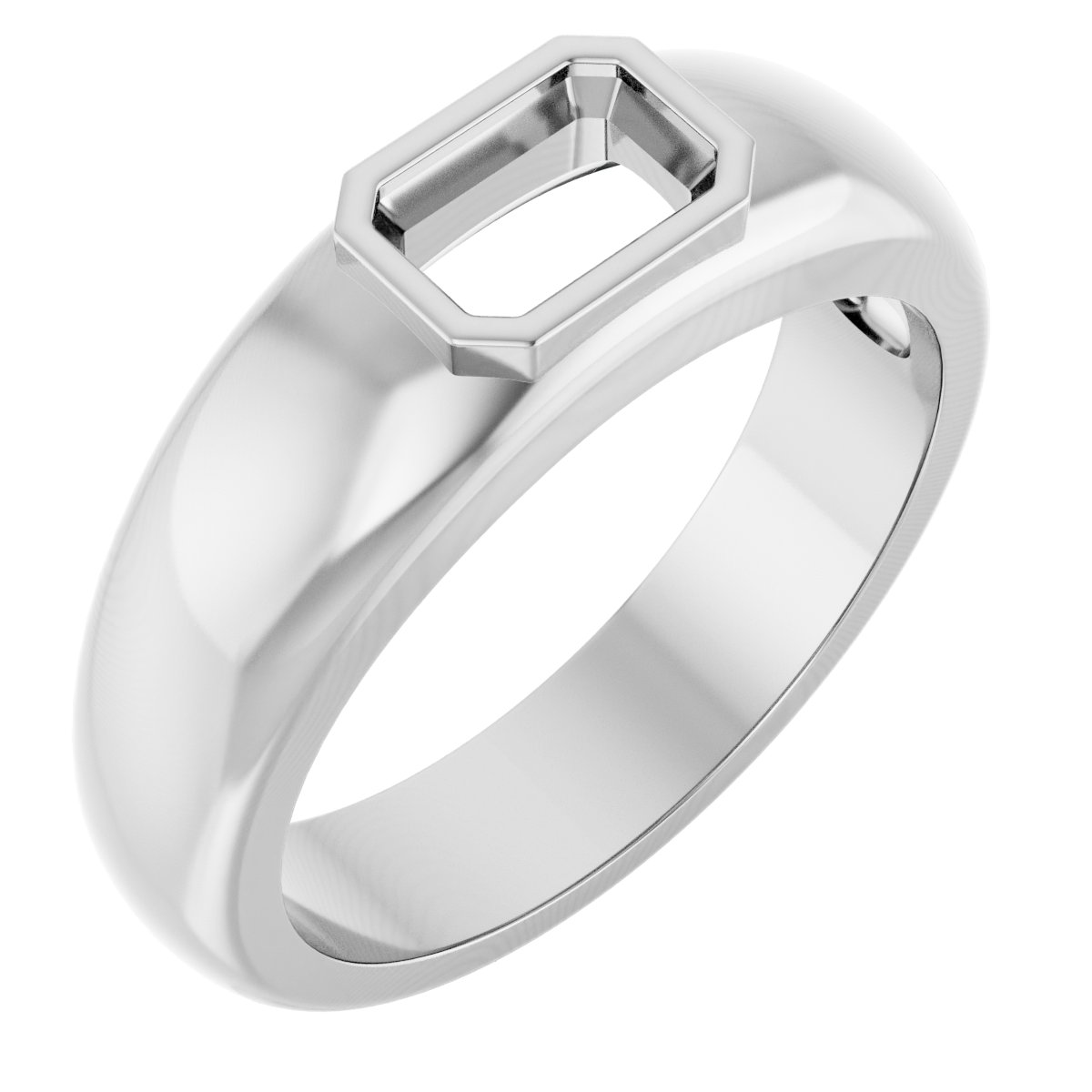 Bezel-Set Solitaire Band