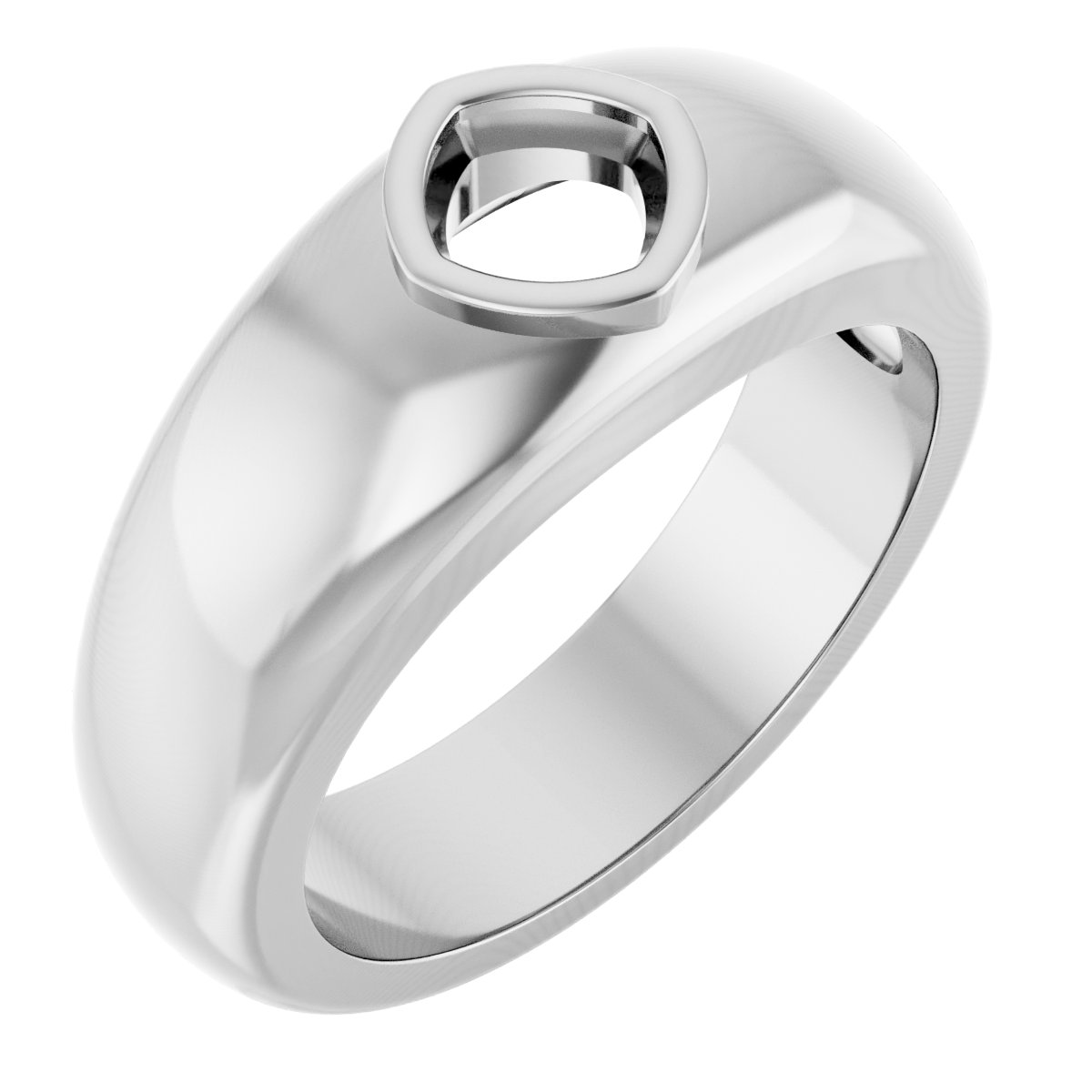 Bezel-Set Solitaire Band