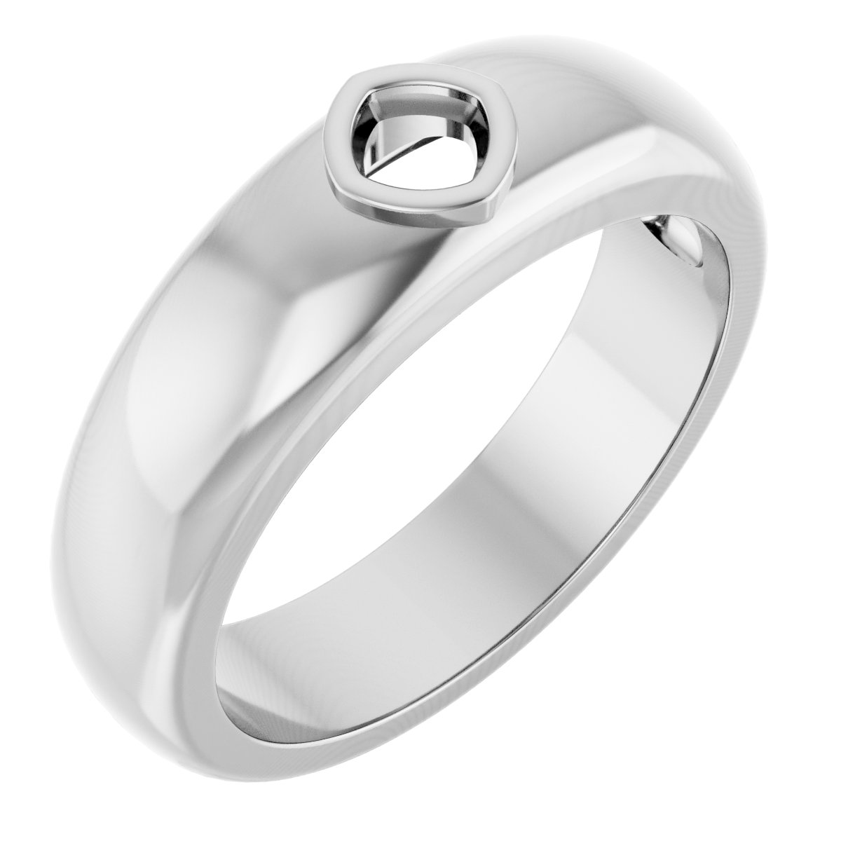 Bezel-Set Solitaire Band