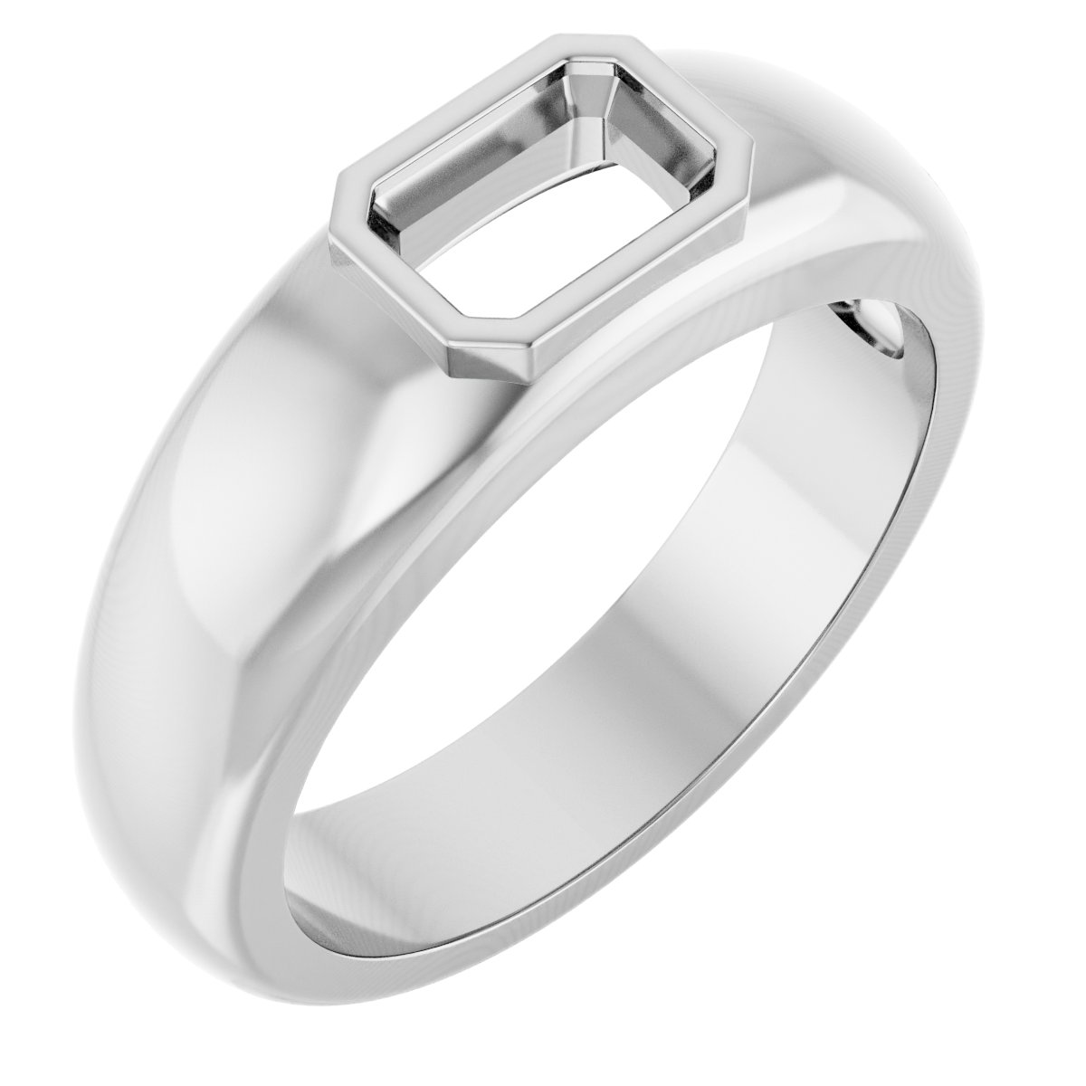 Bezel-Set Solitaire Band
