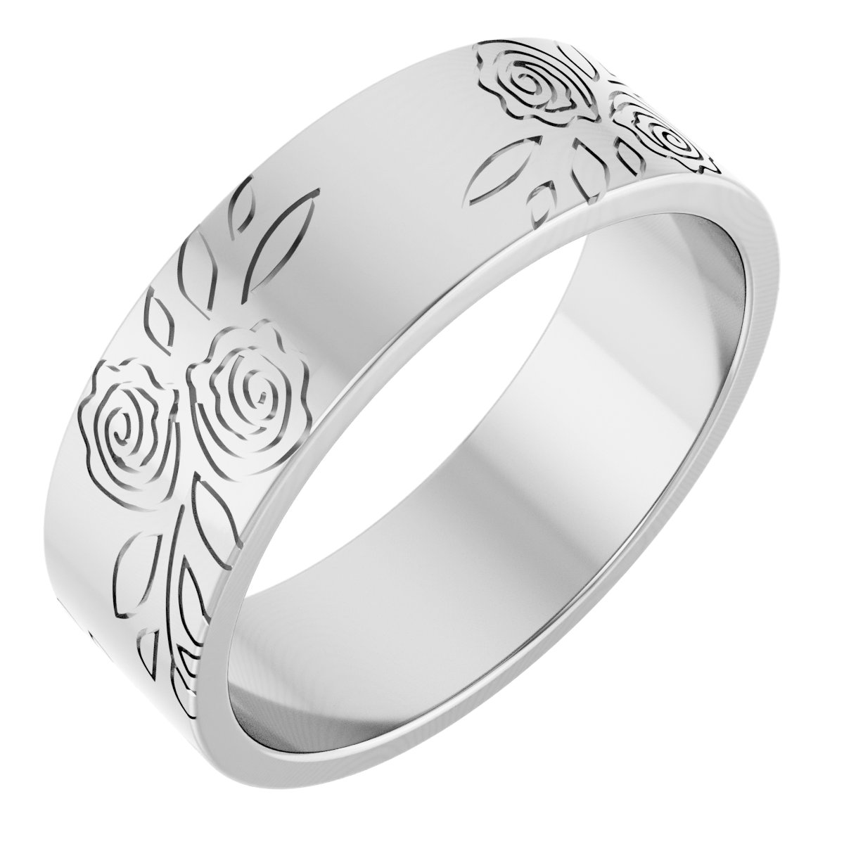 Floral Flat Band
