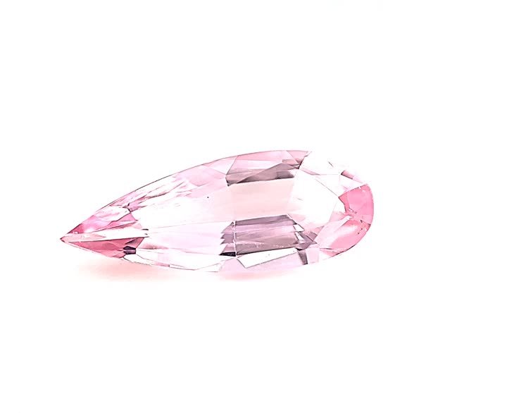 3.46 Carat Pear Cut Diamond