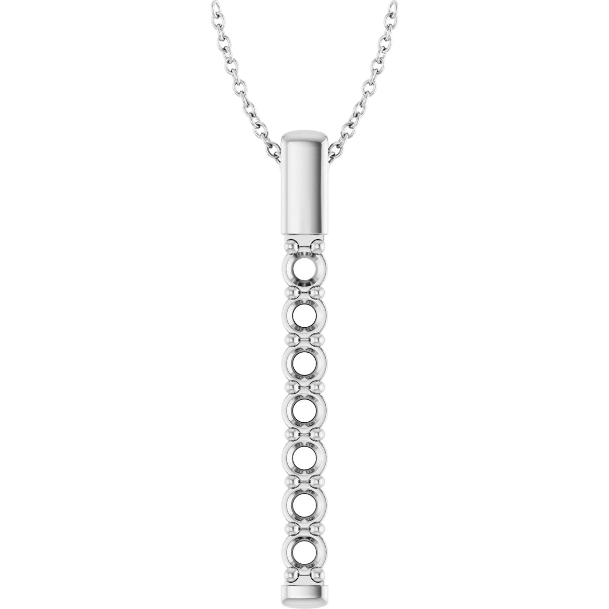 Family Bar Necklace or Slide Pendant