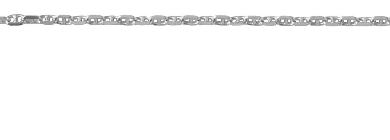 1 mm Diamond-Cut Anchor Chain by the Inch view 2