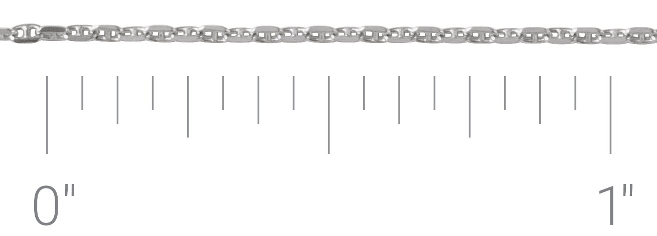 1 mm Diamond-Cut Anchor Chain