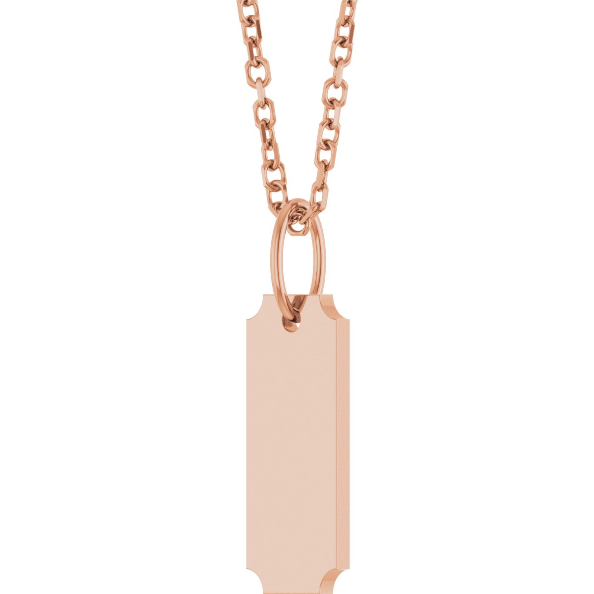 Alternative view of Engravable Dog Tag Necklace or Pendant