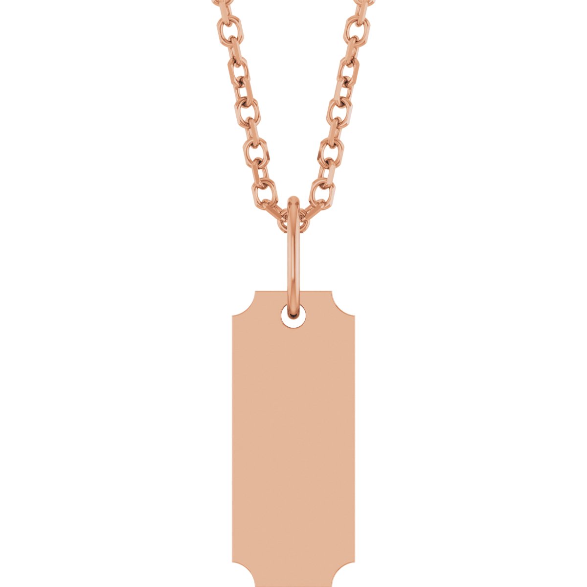 Engravable Dog Tag Necklace or Pendant