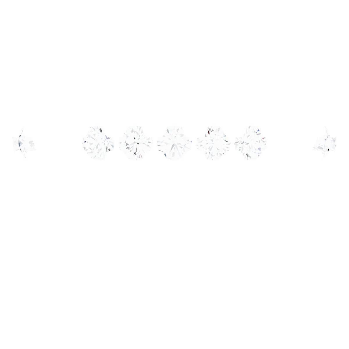 4-Prong Pre-Notched Claw Hidden Halo-Style Peg Setting