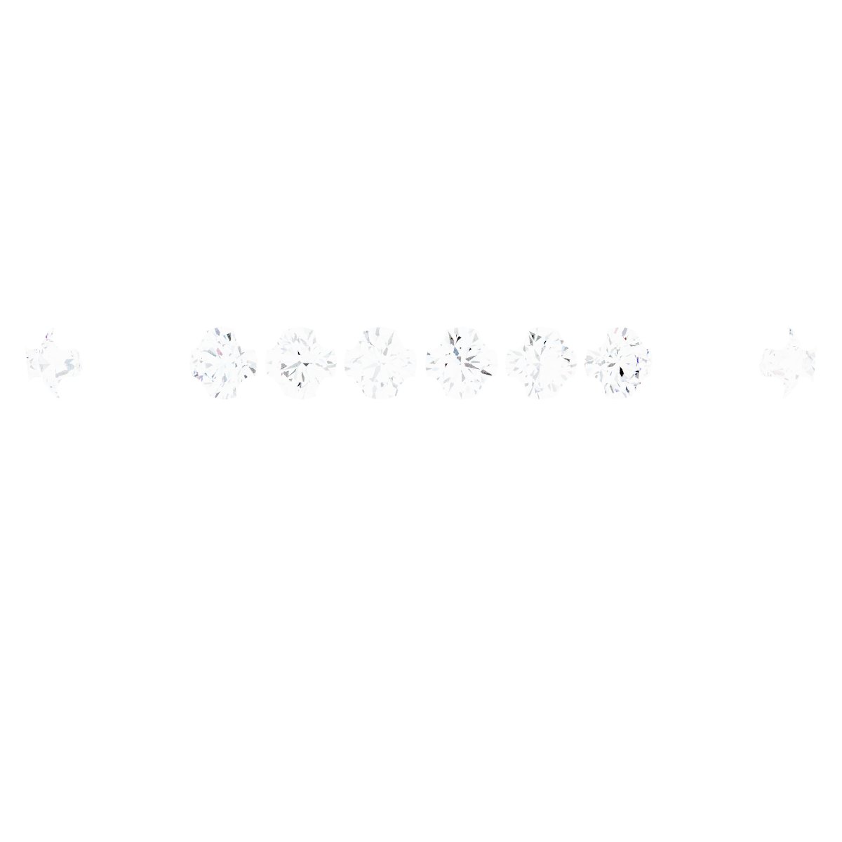 4-Prong Pre-Notched Claw Hidden Halo-Style Peg Setting