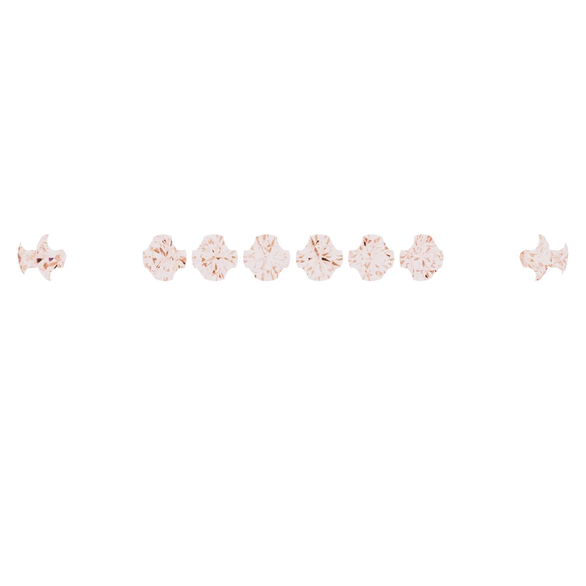 4-Prong Pre-Notched Claw Hidden Halo-Style Peg Setting