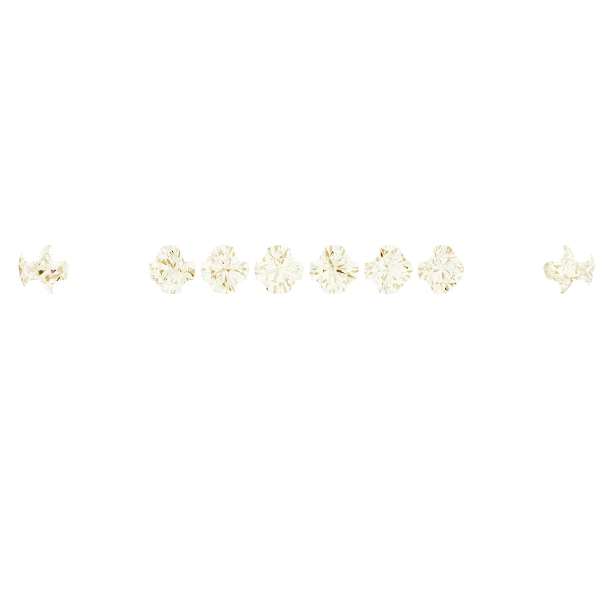 4-Prong Pre-Notched Claw Hidden Halo-Style Peg Setting
