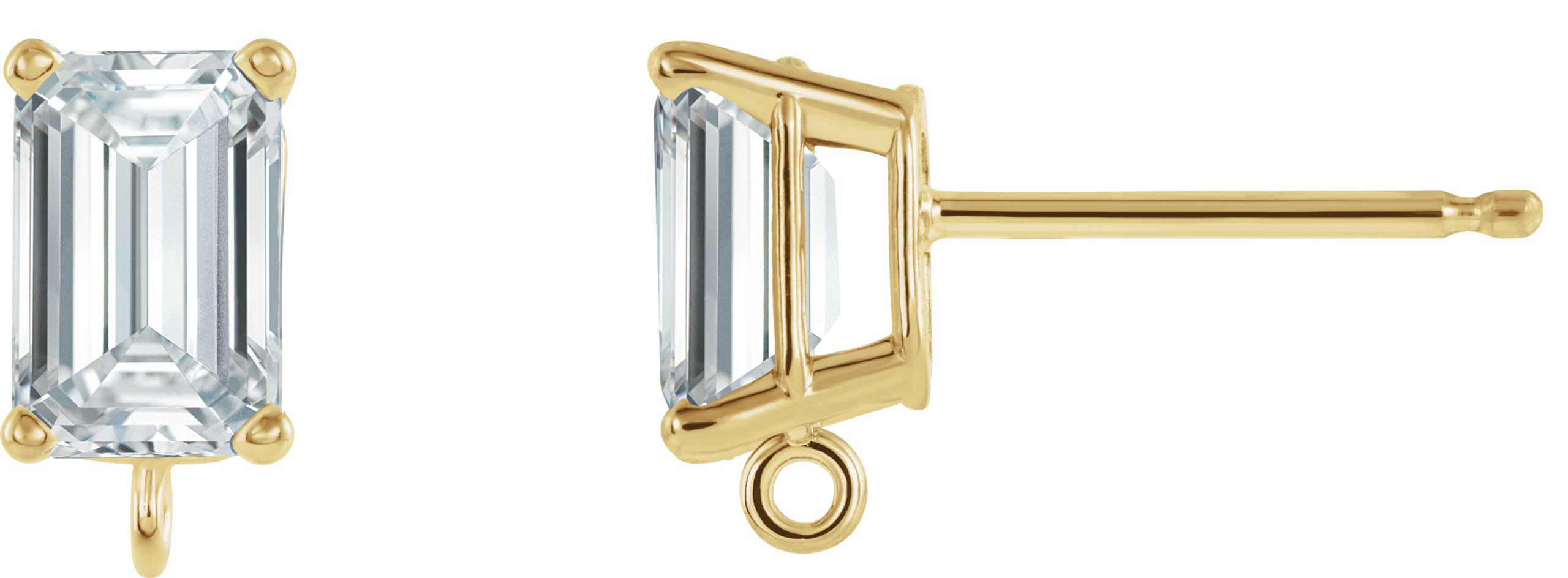 Basket Stud Earring Top