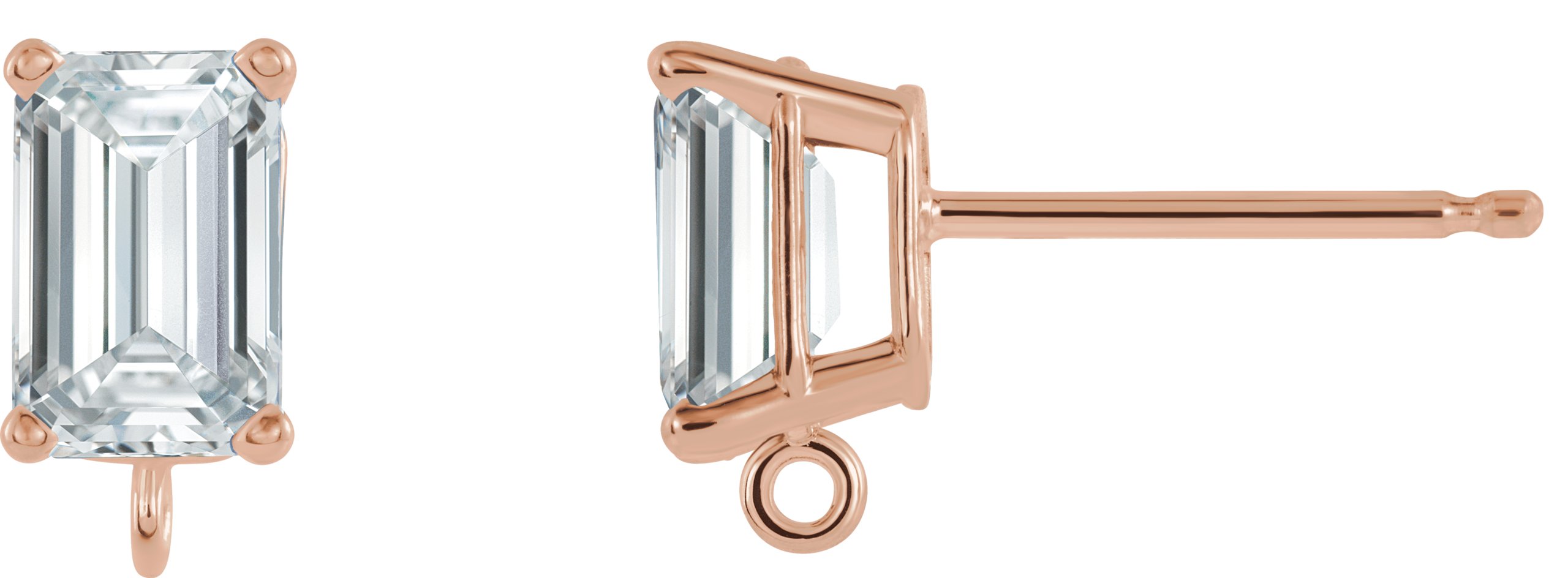 Basket Stud Earring Top